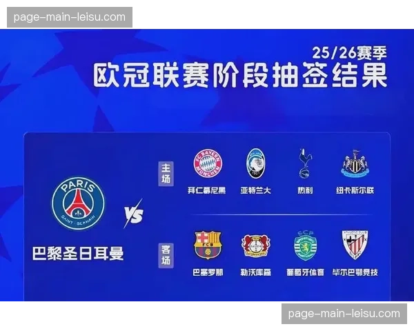 欧足联公布2025-26赛季起欧冠奖金分配新方案